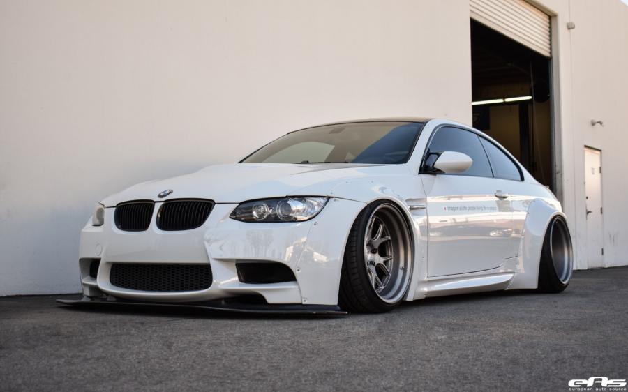 BMW M3 Coupe Alpine White by Liberty Walk and EAS '2018